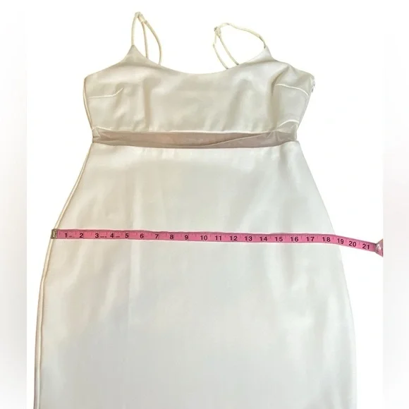 Lulus White Mini Dress Women’s Size L - Picture 9 of 15